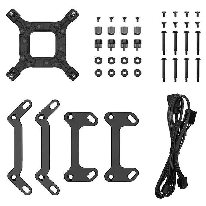 Deepcool Kit Refrigeración Líquida LT240 ARGB con Doble Ventilador PWM y Bloque con Iluminación ARGB 4