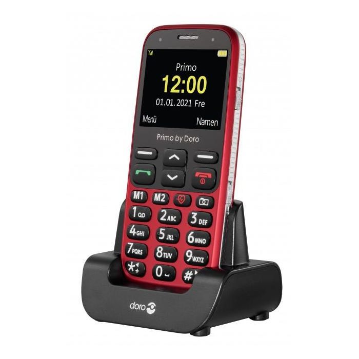 Doro Primo 368 Teléfono Móvil para Mayores 2.3" 3MP 1000mAh Rojo y Negro 0 Doro Primo 368 Teléfono Móvil para Mayores 2.3" 3MP 1000mAh Rojo y Negro 0