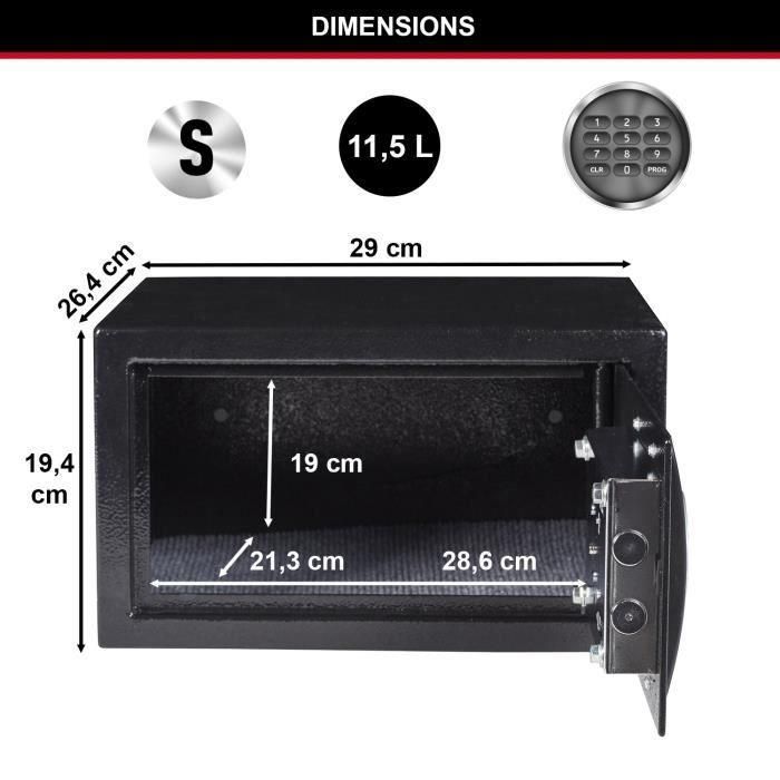 Master Lock x041ml 11L - Lock electrónico - ideal para joyas, papeles de identidad 4 Master Lock x041ml 11L - Lock electrónico - ideal para joyas, papeles de identidad 4