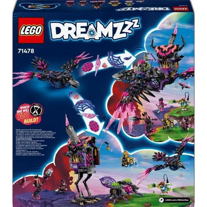 LEGO DREAMZzz 71478 El Cuervo de Medianoche de la Bruja Pesadilla - Set modular 5