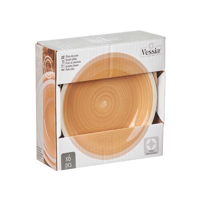 Plato Postre Gres Beige Borde 19Cm Vessia (36 Unidades) 2 Plato Postre Gres Beige Borde 19Cm Vessia (36 Unidades) 2