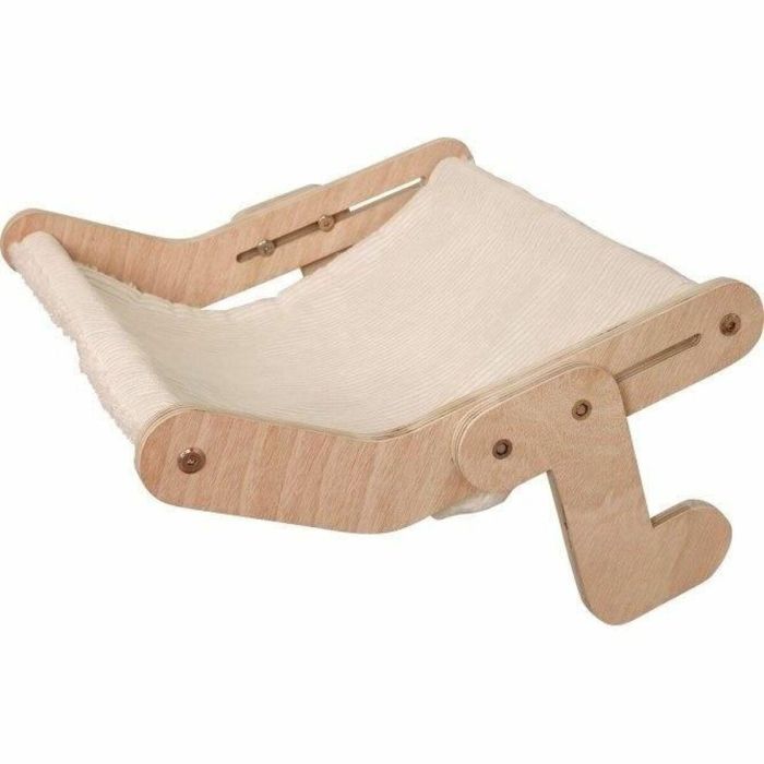 Hamaca para gatos - KERBL - NAP - 42,5 x 47 cm - Madera maciza - Superficie reversible