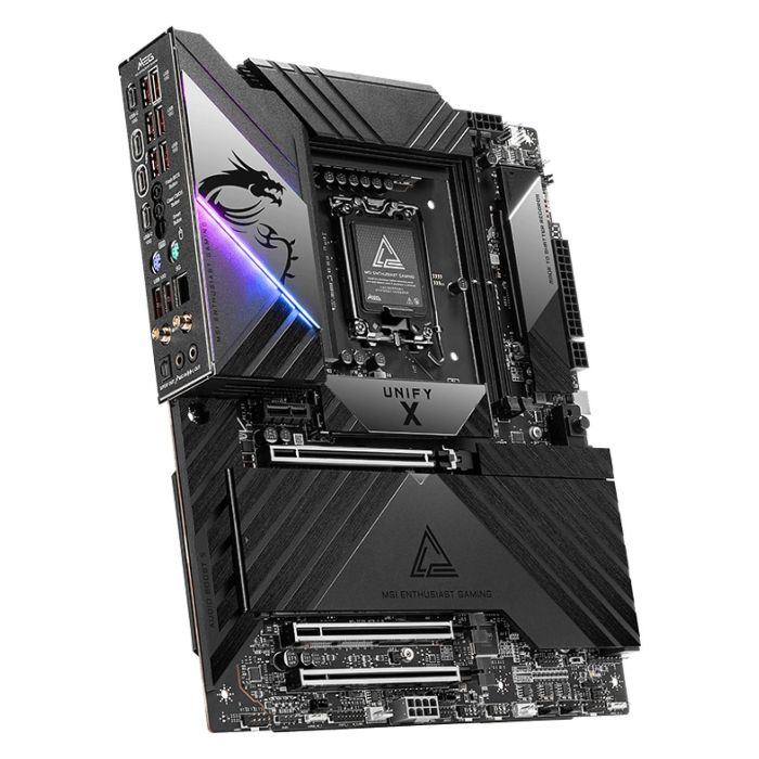 MSI MEG Z890 UNIFY-X Placa Base ATX con Socket LGA 1851, Chipset Intel Z890, WiFi 7, Bluetooth 5.4, 6x M.2, DDR5 9600MHz, 3x PCIe x16 Gen5