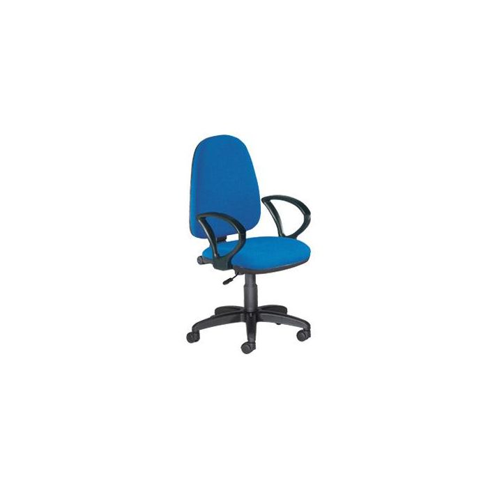 Silla Rocada Con Brazos Color Azul Diametro Base 610 mm Respaldo De 490 mm X 420 mm