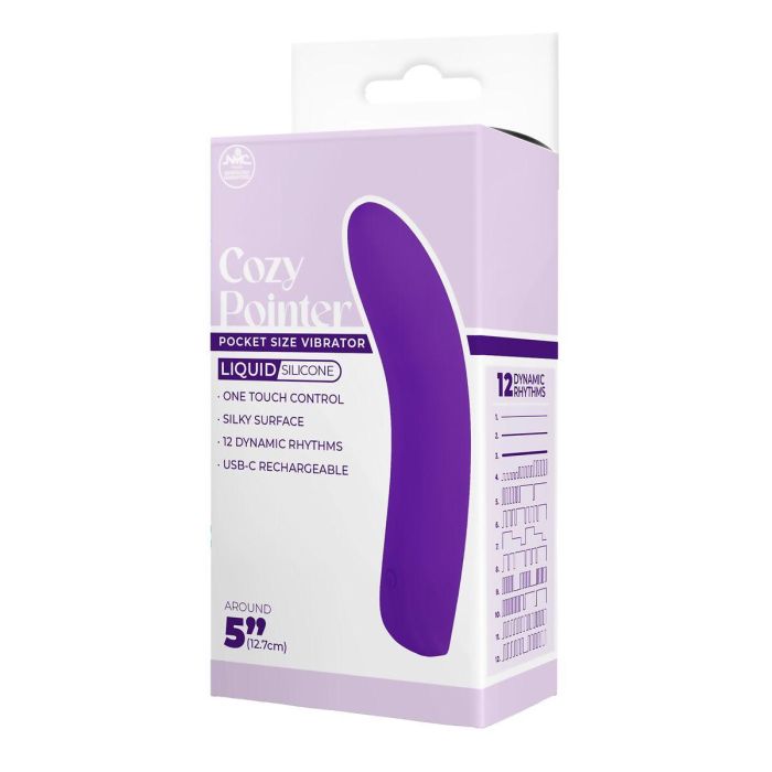 Vibrador Punto G NMC Morado 12,7 cm 1 Vibrador Punto G NMC Morado 12,7 cm 1
