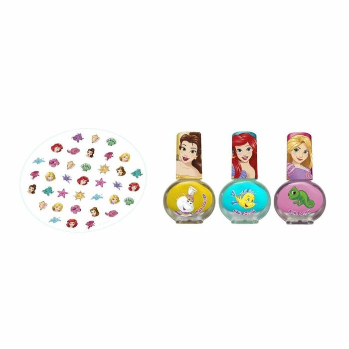 Cartoon PRINCESAS DISNEY SET UÑAS lote 4 piezas con esmaltes y pegatinas Cartoon PRINCESAS DISNEY SET UÑAS lote 4 piezas con esmaltes y pegatinas
