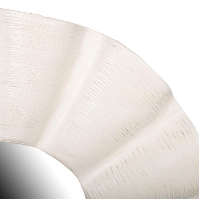 Espejo de pared Home ESPRIT Blanco Decapé Tallado 76 x 7 x 76 cm 1 Espejo de pared Home ESPRIT Blanco Decapé Tallado 76 x 7 x 76 cm 1