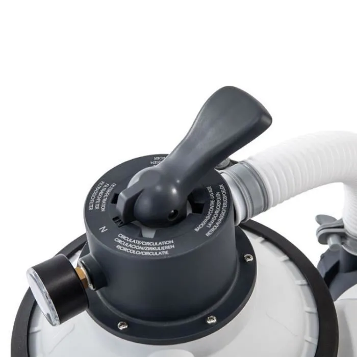 Intex Sx925 Filtro de Arena de 2m³/h para Piscinas de hasta 17m³ con 6 Válvulas y Capacidad de 6.5kg de Arena 1