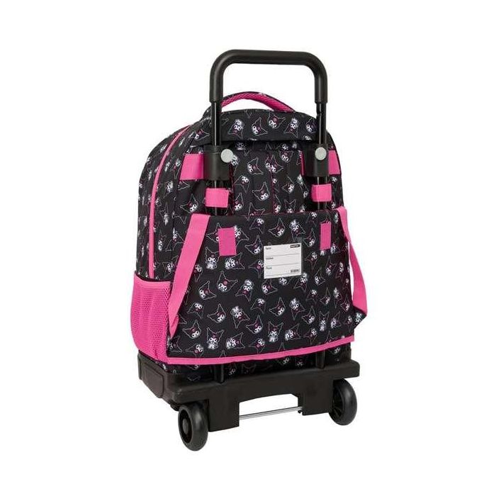 Safta Mochila Grande con Ruedas Compact Extraible Kuromi 33x45x22 cm 1