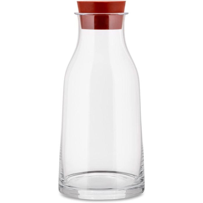 Alessi DC03/3100 Jarra de Vidrio Cristalino 100 cl Transparente con Tapón de Silicona