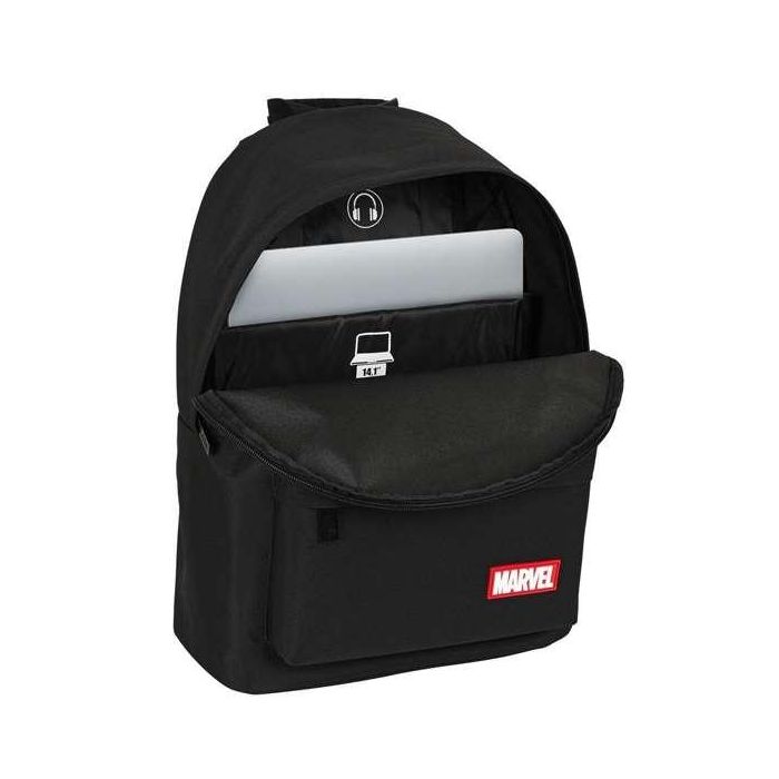 Safta Mochila para portátil 14,1" Marvel Teen Negra 6