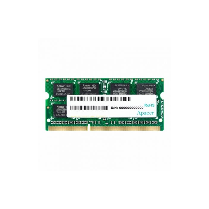 Memoria RAM Apacer 8GB/ DDR3L/ 1600MHz/ 1.35V/ CL11/ SODIMM Memoria RAM Apacer 8GB/ DDR3L/ 1600MHz/ 1.35V/ CL11/ SODIMM