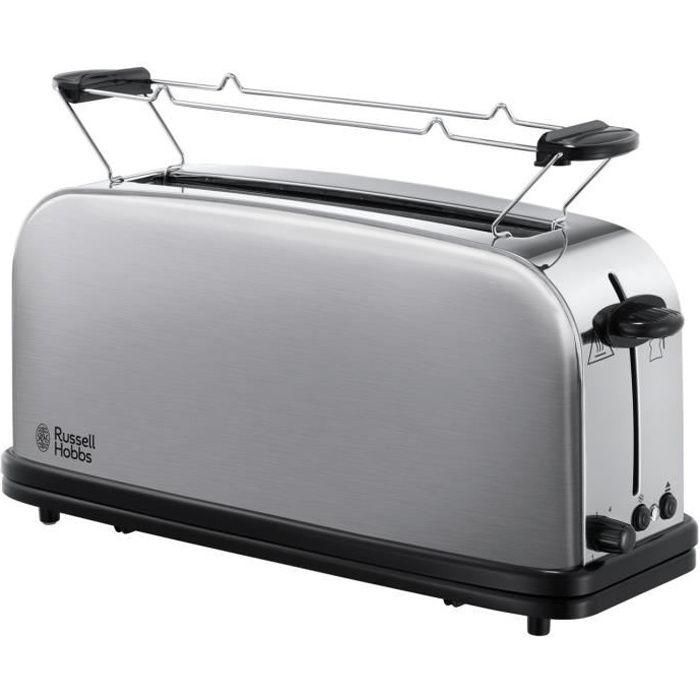 Tostador Russell Hobbs 21396-56 con ranura alargada, regulador de tueste y función para pan congelado Tostador Russell Hobbs 21396-56 con ranura alargada, regulador de tueste y función para pan congelado