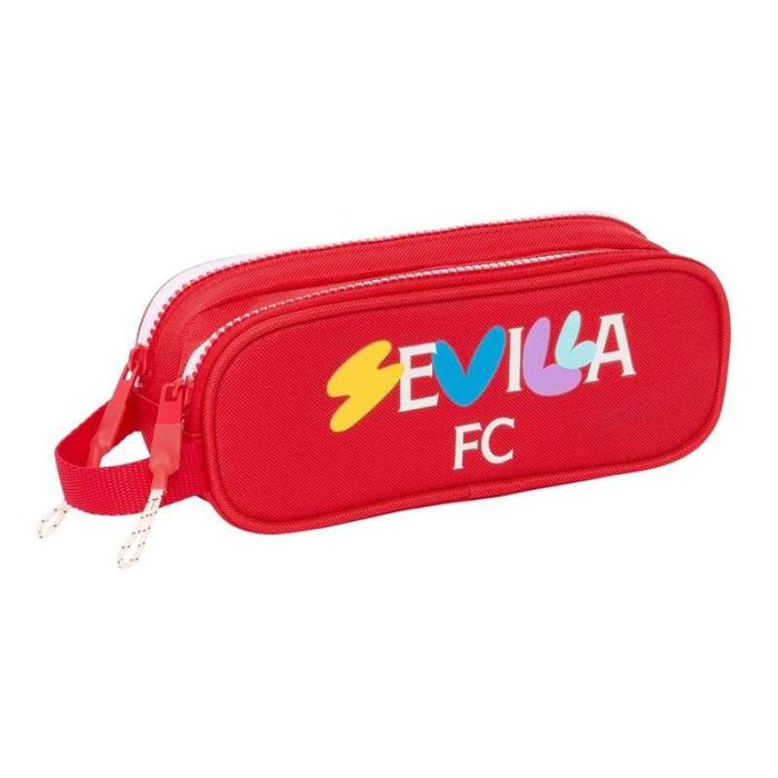 Portatodo Doble Sevilla Fútbol Club Rojo 21 x 8 x 6 cm 3