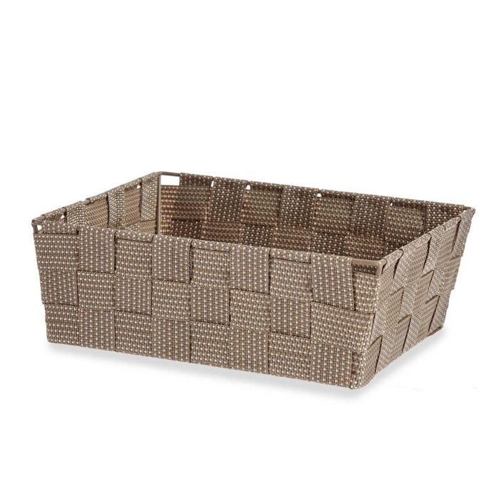 Cesta Tela Rect Sin Asas 24Cm Beige Kipit (24 Unidades) 2 Cesta Tela Rect Sin Asas 24Cm Beige Kipit (24 Unidades) 2