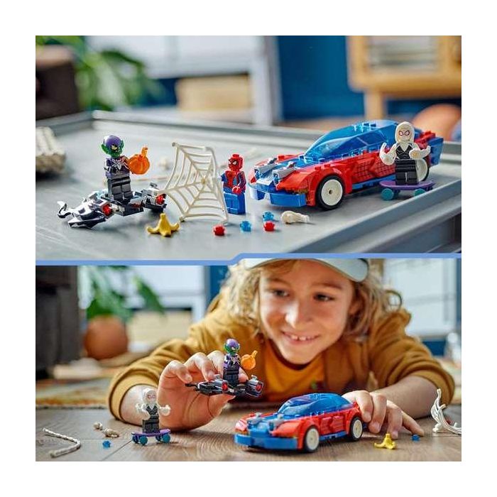 Juego de construccion coche de carreras de spider-man y duende verde venomizado lego marvel 17 Juego de construccion coche de carreras de spider-man y duende verde venomizado lego marvel 17