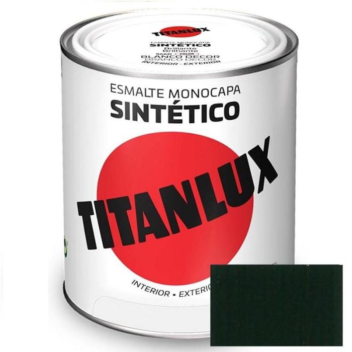 Titanlux 0562 Esmalte Sintético Industrial Alquídico de Secado Rápido para Acero Verde Carruajes 750 ml