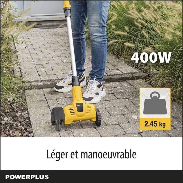 PowerPlus POWXG6650 ELECTROLELA DE PALABRA TELESCÁPICO - Extractor de malezas, 400 W, con cepillo de nylon y acero 2 PowerPlus POWXG6650 ELECTROLELA DE PALABRA TELESCÁPICO - Extractor de malezas, 400 W, con cepillo de nylon y acero 2