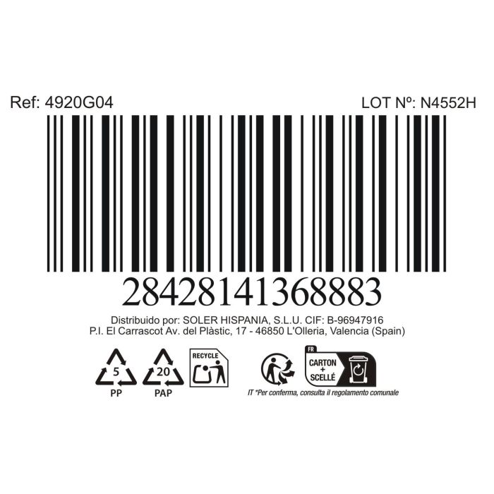 La Mediterranea Plato Pasta o Postre 'Aisa', Diametro 21.5 cm, Material Ceramica, Profundidad 1.5 cm, Peso 12.10 kg por Caja (24 Unidades) La Mediterranea Plato Pasta o Postre 'Aisa', Diametro 21.5 cm, Material Ceramica, Profundidad 1.5 cm, Peso 12.10 kg por Caja (24 Unidades)