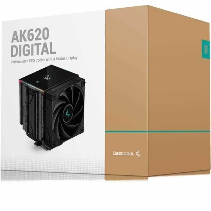 Deepcool AK620 Digital Disipador de CPU Negro 2 x 120 mm 1 Deepcool AK620 Digital Disipador de CPU Negro 2 x 120 mm 1