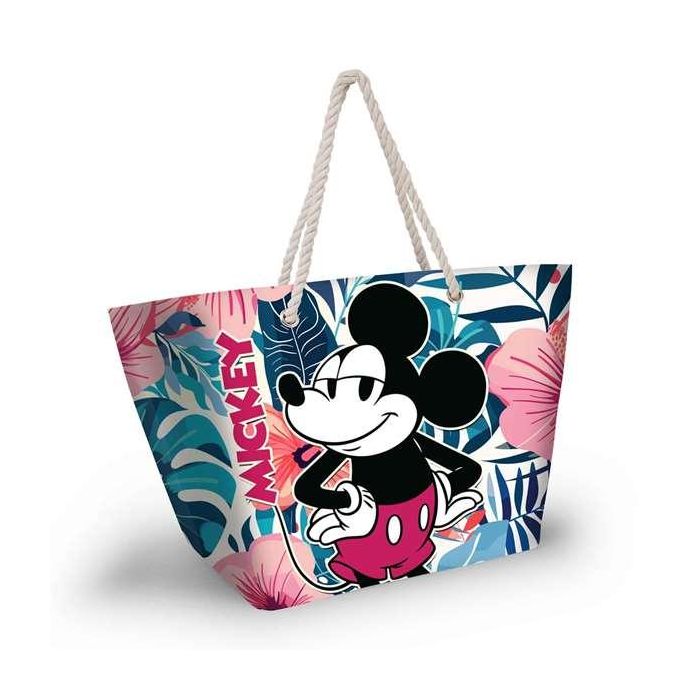 Karactermania Bolsa de Playa Soleil Mickey Mouse Blossom 52 x 17 x 37 cm Poliéster Multicolor