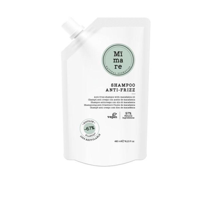 Mimare Champú Disciplinante Anti-Frizz con Aceite de Macadamia 480ml - Cabello Seco y Encrespado Mimare Champú Disciplinante Anti-Frizz con Aceite de Macadamia 480ml - Cabello Seco y Encrespado