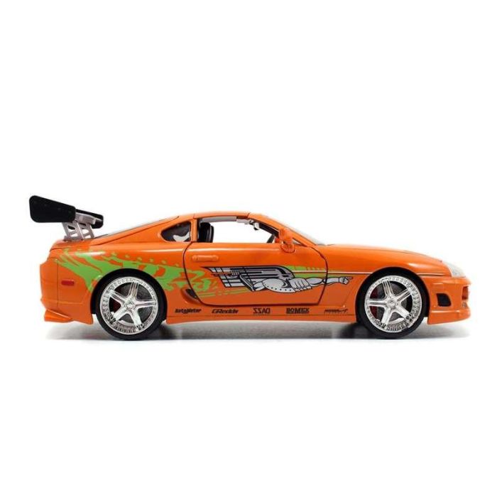 Coche metal supra fast&furious con figura brian escala 1:24 8 Coche metal supra fast&furious con figura brian escala 1:24 8