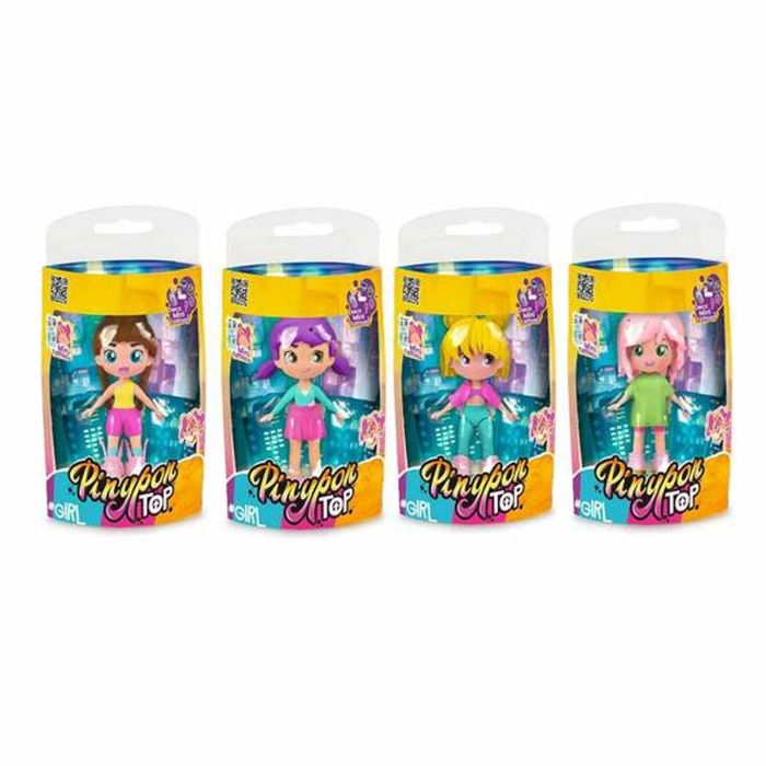 Figura pinypon top girls. tiene doble cara con tatuajes 11 cm. - modelos surtidos Figura pinypon top girls. tiene doble cara con tatuajes 11 cm. - modelos surtidos