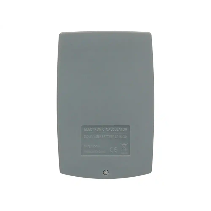 Liderpapel Calculadora XF03 Bolsillo 8 Dígitos Gris 99x64x9 mm con Pilas 3
