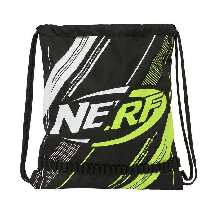 Bolsa Mochila con Cuerdas Nerf Get ready Negro 35 x 40 x 1 cm Bolsa Mochila con Cuerdas Nerf Get ready Negro 35 x 40 x 1 cm