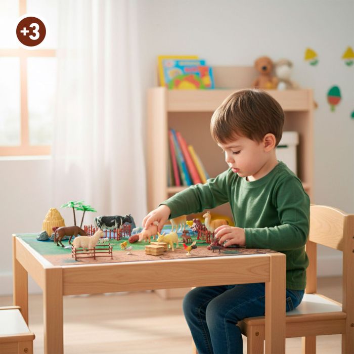 Set de Animales de Granja Colorbaby Plástico 16 x 12 x 4 cm (4 Unidades) 3