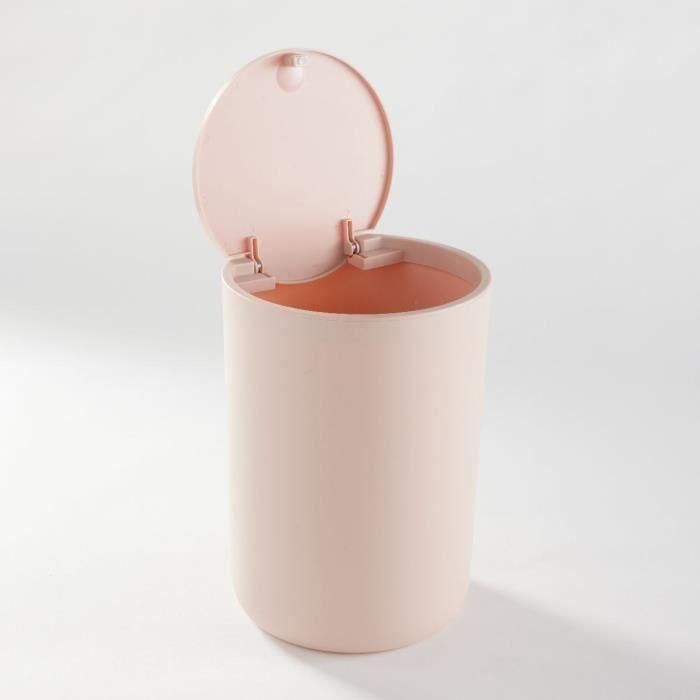 Papelera de baño - HOY - UTILITY - 8,5 L - Ø 21 xx H 29 cm - Polipropileno - Rosa 2 Papelera de baño - HOY - UTILITY - 8,5 L - Ø 21 xx H 29 cm - Polipropileno - Rosa 2