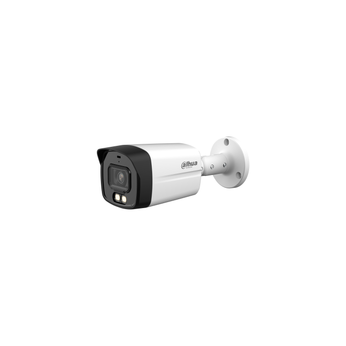 (Dh-Hac-Hfw1809Tlmp-A-Led-0280B) Dahua Cámara Híbrida Bullet Lite Full-Color 4K Wdr con Audio Óptica Fija 2.8Mm