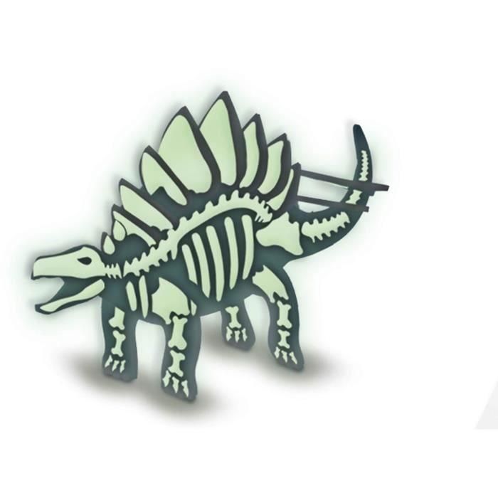 Ses Creative SES8710341142094 Kit DIY Dinosaurio de Madera que Brilla en la Oscuridad 2