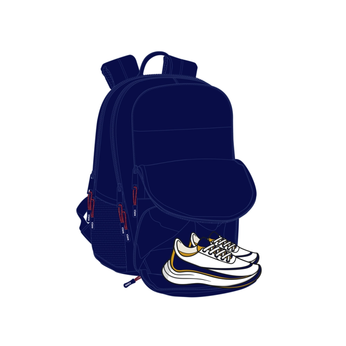 Mochila de Pádel F.C. Barcelona 24/25 Granate Azul marino 2 Mochila de Pádel F.C. Barcelona 24/25 Granate Azul marino 2