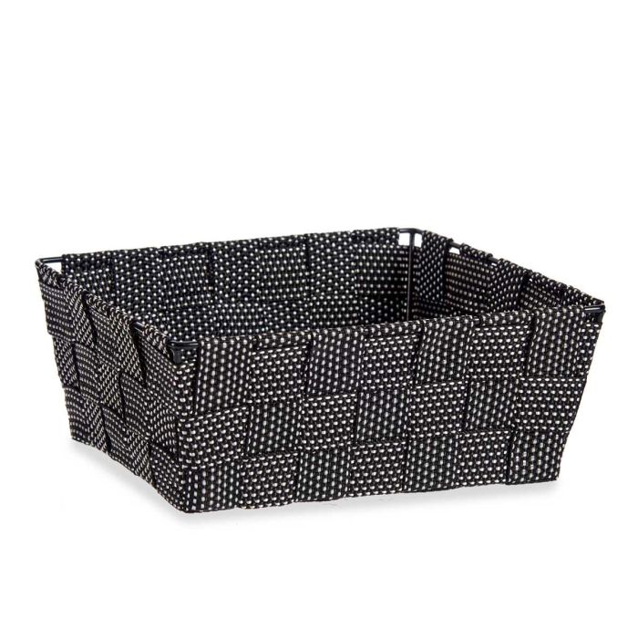 Cesta de tela Kipit negra, 21x18x8 cm, 1.7 l, sin asas (24 Unidades) 1 Cesta de tela Kipit negra, 21x18x8 cm, 1.7 l, sin asas (24 Unidades) 1