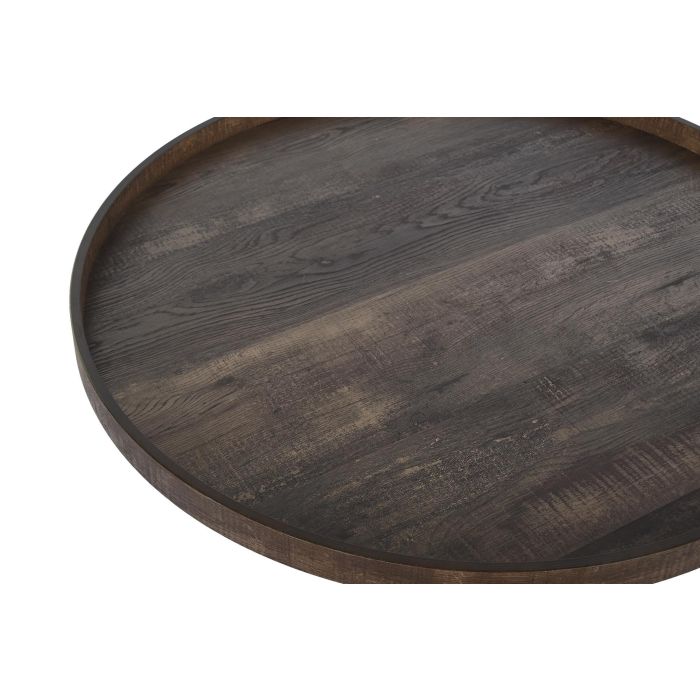 Mesa Centro Moderno DKD Home Decor Marron Plateado 78 x 41.5 x 78 cm 1 Mesa Centro Moderno DKD Home Decor Marron Plateado 78 x 41.5 x 78 cm 1