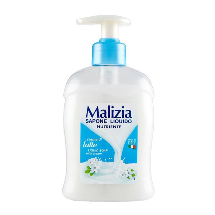 Malizia Jabón Líquido Corporal de Crema de Leche Nutritivo para Mujer 300 ml