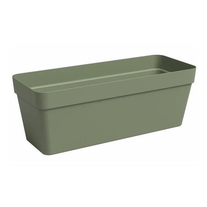 Jardinera - Plástico - Verde Ceniza - Rectangular - L49.9 x D20 x H18.1cm - ARTEVASI Jardinera - Plástico - Verde Ceniza - Rectangular - L49.9 x D20 x H18.1cm - ARTEVASI