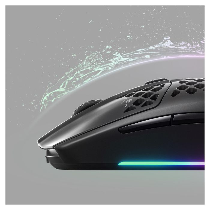 SteelSeries Aerox 3 Ratón Mano Derecha USB Tipo C Óptico 8500 DPI Negro 62611 16