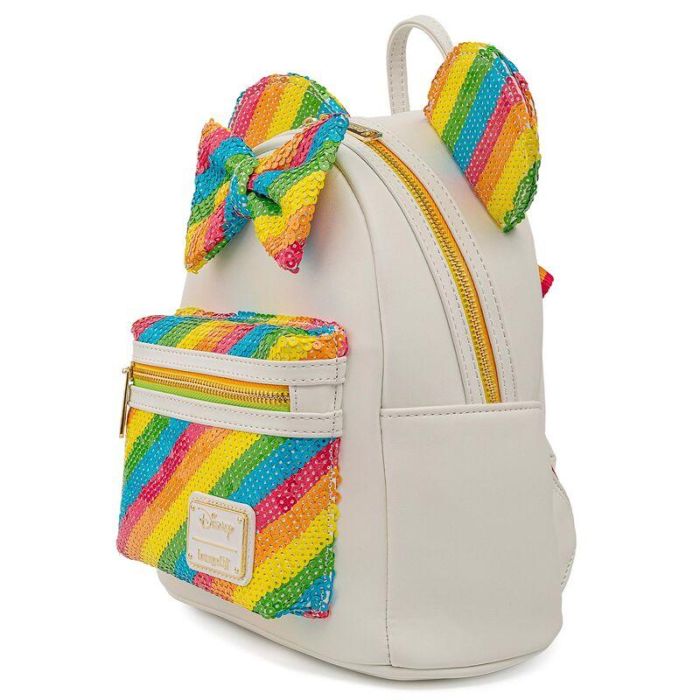 Mochila Rainbow Minnie Disney Loungefly 26cm 2