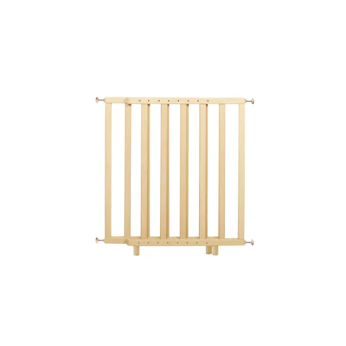 Roba Barrera de Seguridad para Bebés ROB4005317236162 - Para Puertas y Escaleras - De 62 a 106 cm - Madera Natural
