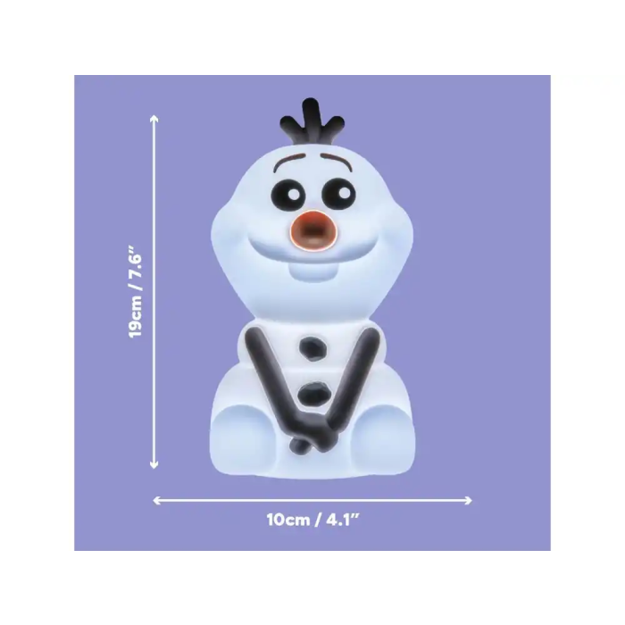 Wondee Lámpara Olaf Frozen de Silicona Suave con Luz Ajustable y Temporizador 2