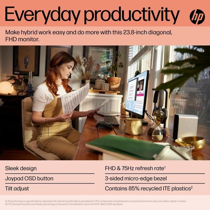 HP P24 G5 Monitor FHD 23.8 Pulgadas para Trabajo Diario 3