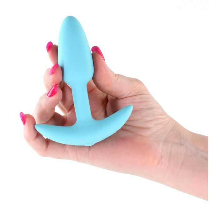 Plug Vibrador Anal NS Novelties Trance Azul 3 Plug Vibrador Anal NS Novelties Trance Azul 3