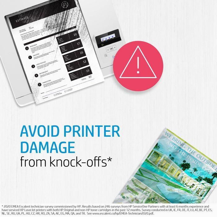 HP 124A Cartucho de Tóner Original Magenta LaserJet ColorSphere para Impresión Profesional y Calidad Fotográfica 54