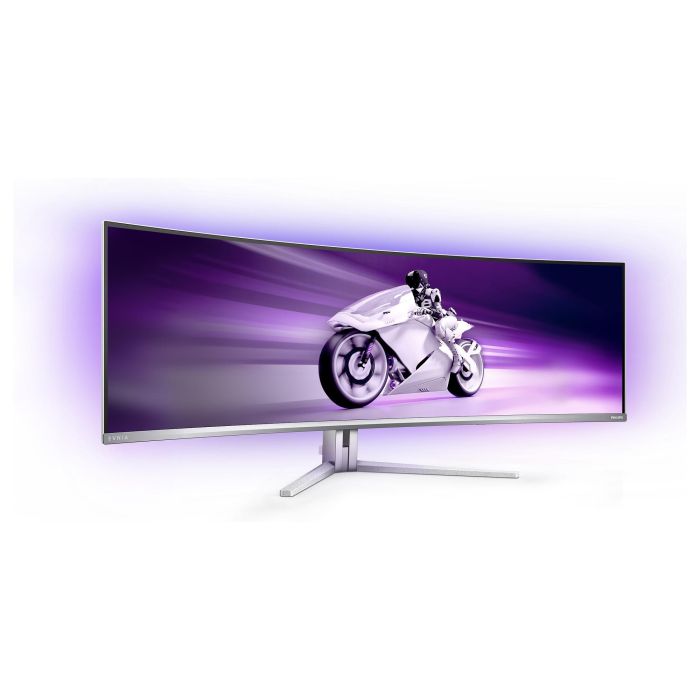 Philips Evnia 8000 49M2C8900/00 Monitor Gaming Curvo 48.9" (124.3cm) Dual QHD 5120x1440 QD-OLED 240Hz, G-SYNC, FreeSync Premium Pro, 2xHDMI 2.1, DP 1.4, USB-C 90W, Blanco Philips Evnia 8000 49M2C8900/00 Monitor Gaming Curvo 48.9" (124.3cm) Dual QHD 5120x1440 QD-OLED 240Hz, G-SYNC, FreeSync Premium Pro, 2xHDMI 2.1, DP 1.4, USB-C 90W, Blanco