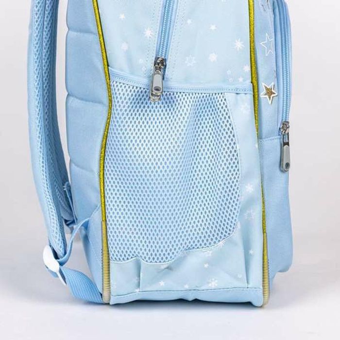 Mochila Escolar Frozen Azul 7 Mochila Escolar Frozen Azul 7