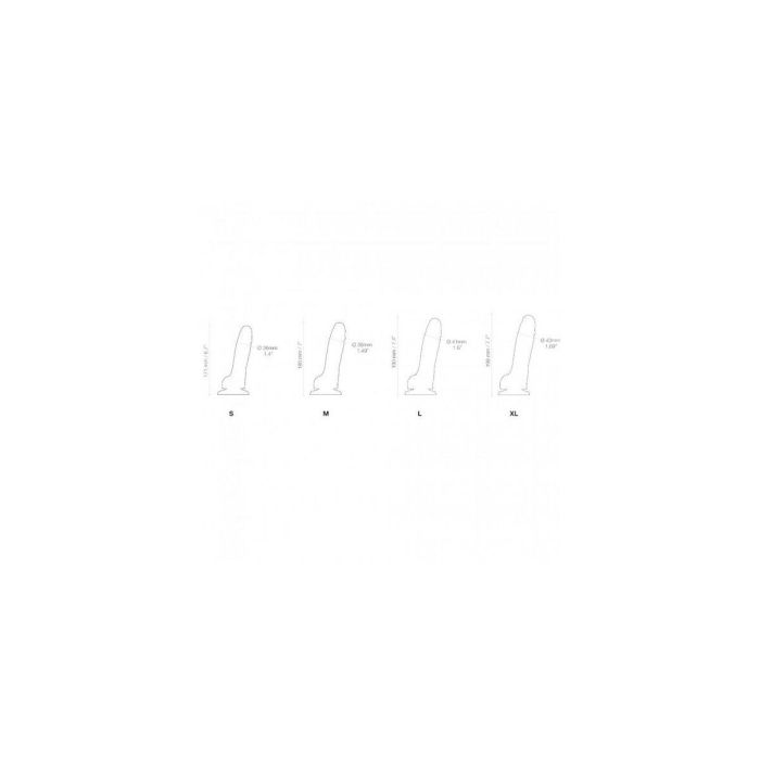 Dildo Strap-on-me Realistic Negro M 1 Dildo Strap-on-me Realistic Negro M 1