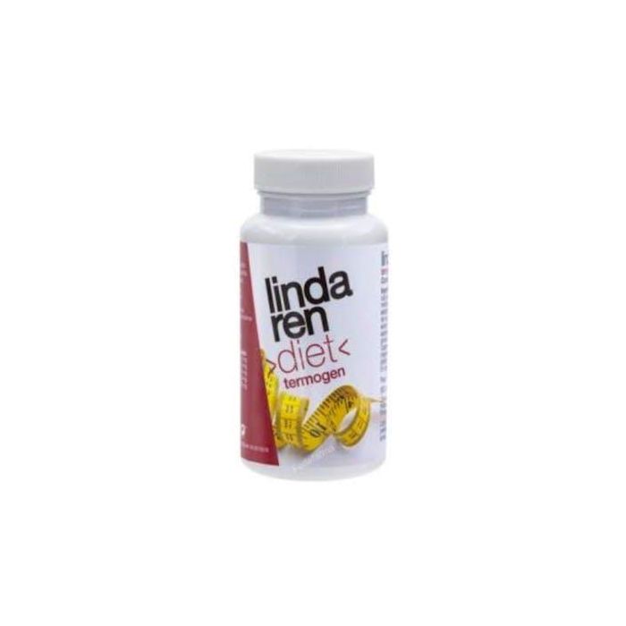Lindaren Diet Termogen con L-Carnitina y Cafeína, Ayuda a la Quema de Grasas, 60 Cápsulas